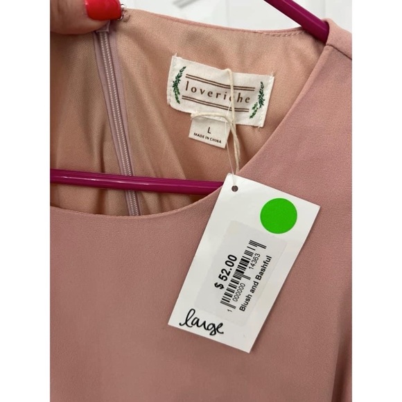 Blush Ruffle Dress - Picture 2 of 3